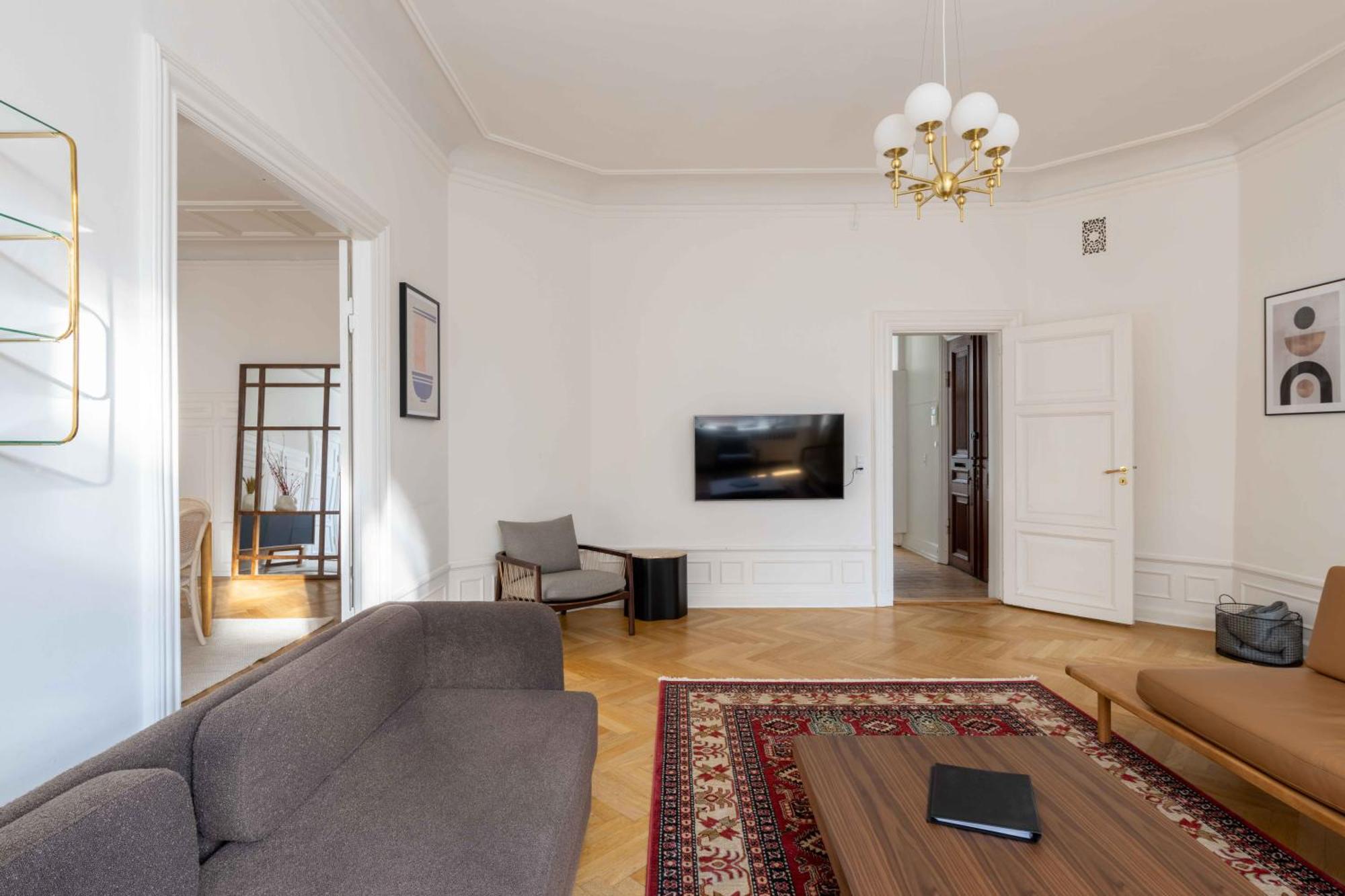 Lovely 3Br Manor Apartment 5 Min From Tivoli Gardens Копенгаген Екстер'єр фото